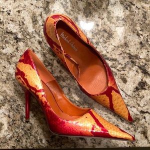 Michael Antonio Duotone Orange 4” Stiletto